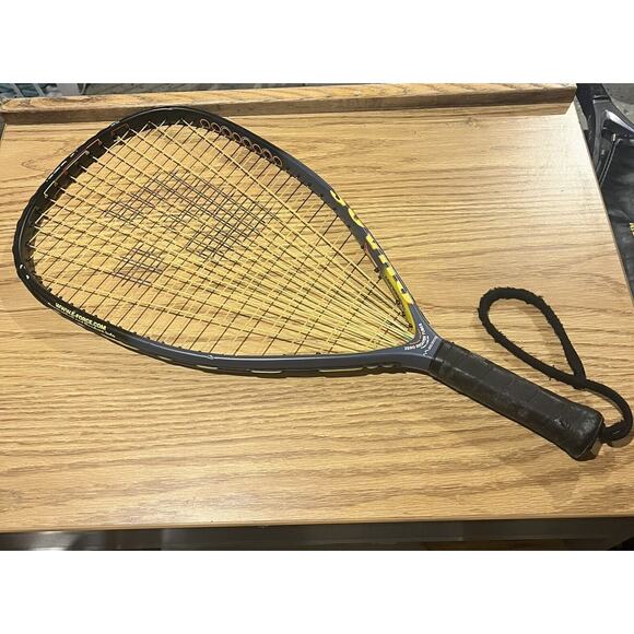 E-Force 22" Longstring Racquetball Racquet Chaos Zero Richter Tubes With Case - Picture 2 of 9